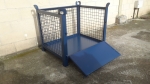 Mesh container with ramp 5037-HR